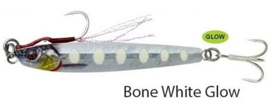 Savage gear 3D Jig Minnow 40 gr 9,3 cm Suni Yem Bone White Glow