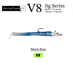 NANIWAOSAKASHI V8 JIGSERIES 5,5GR NACRE BLUE