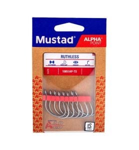 10851 MUSTAD ALPHA POINT TS İĞNE 6LI NO:2/0 10851AP-TS-6LI 2/0