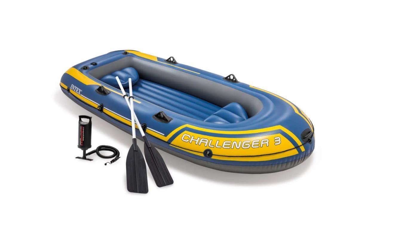 Intex 68370 Challencer Boat+Kürek+Pompa Set295cm