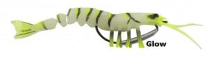 Savage gear TPE Manic Shrimp 10 cm 8 gr Suni Yem Glow