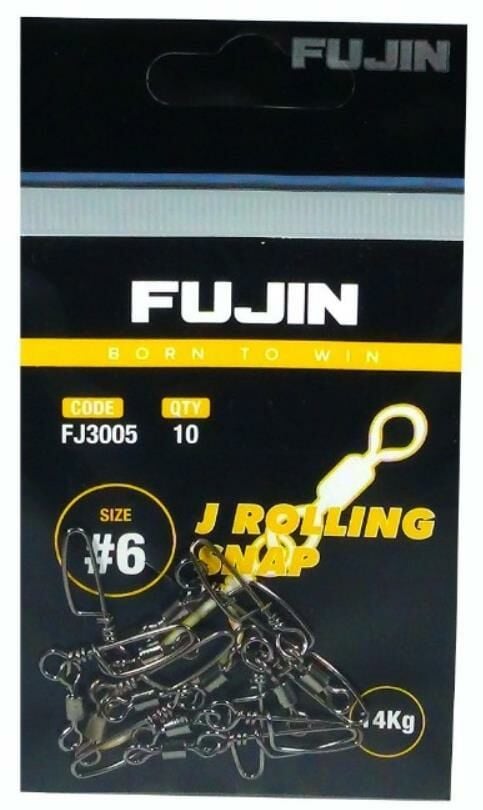 Fujin J Rolling Snap Bilyalı Kilitli Klips #3/0 Bn