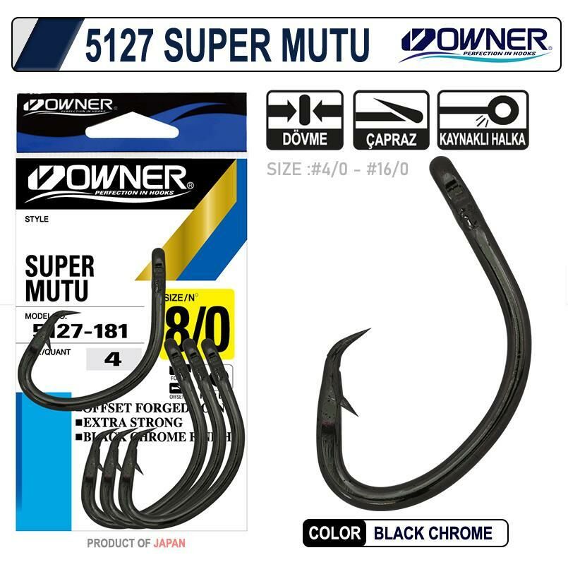 OWNER 5127 No:7/0 Super Mutu 5pcs