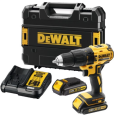 Dewalt 18V 1.5AH LI-ION Kömürsüz Çift Akülü Darbeli Matkap