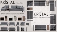 Kristal Kombin Modülü - Koyu Gri