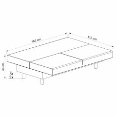 Kristal 3Lü Modül- Açık Gri