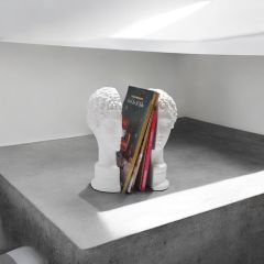 Hermes Kitap Tutucu Beyaz