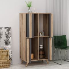 Minar Rilla Modern Çok Amaçlı Dolap Çırağan/Antrasit
