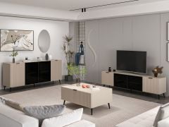 Minar Kale Plus Set1 Tv + Orta Sehpa + Aynalı Konsol