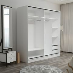 Elevate Orta Sehpa - Beyaz Ahşap
