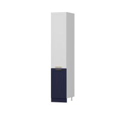 Minar Mebran 40Cm Mutfak Boy Dolabı - Lacivert/Beyaz
