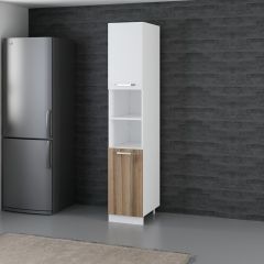 Minar 40 Cm Mutfak Boy Dolabı - Beyaz/Dore D40-D2