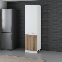 Minar 60 Cm Mutfak Boy Dolabı - Beyaz/Dore D60-D1