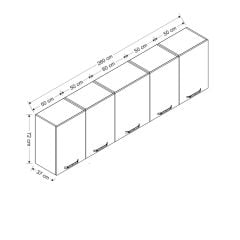 İola 260 Cm Mutfak Dolabı Beyaz 260-B2-Üst Modül