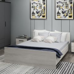 Kale Çift Kişilik Karyola 160X200 Eskitme Beyaz