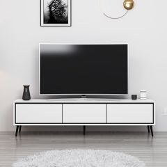Mandy Tv Ünitesi - Beyaz/Siyah