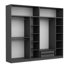 Elina Set 3 Tv Ünitesi + 1K Kitaplık + 2K Kitaplık - Dore/Beyaz