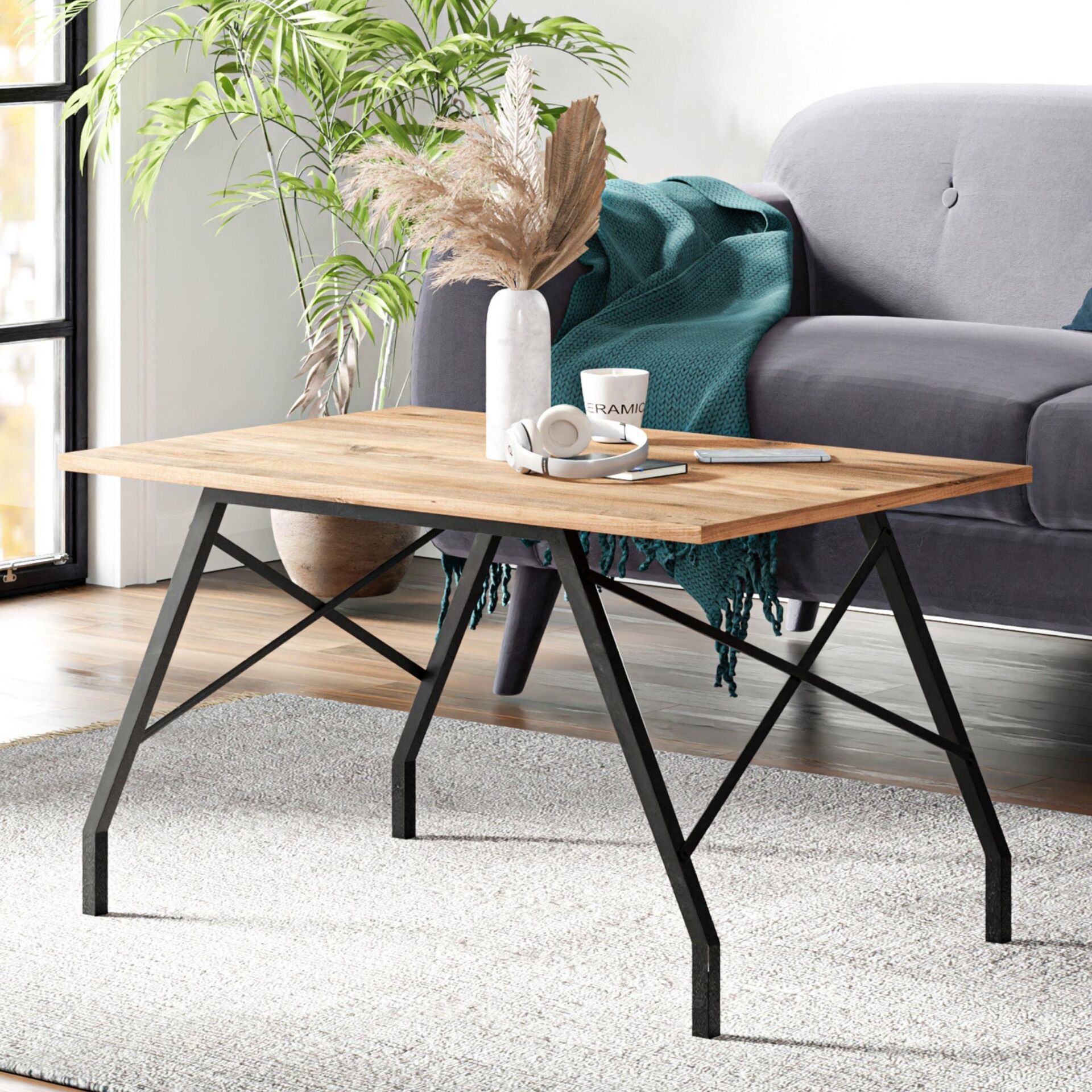 Ceramical Orta Sehpa - Atlantik Çam