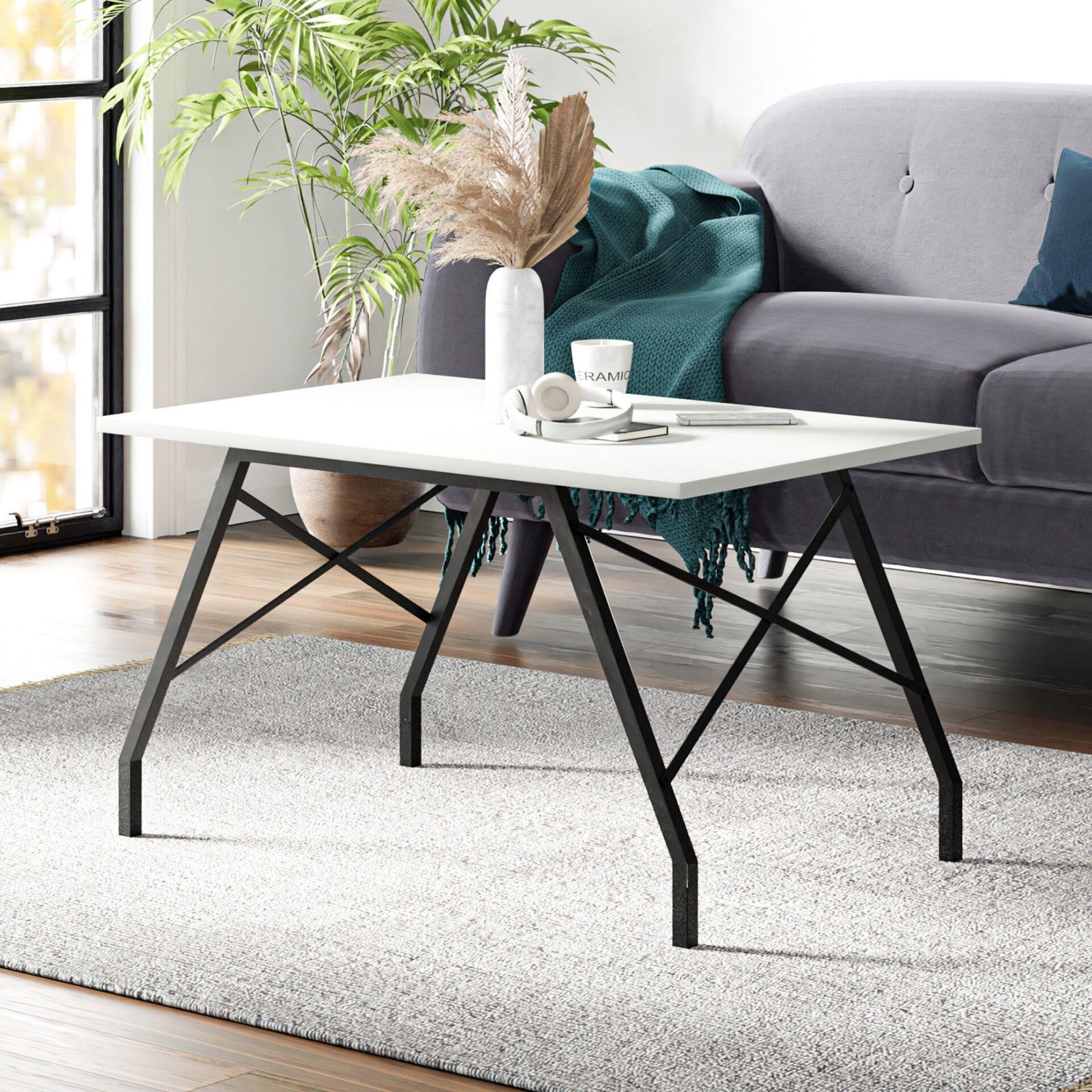 Ceramical Orta Sehpa - Beyaz