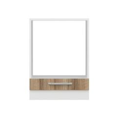 Minar Mutfak Alt Modül 1K 60Cm Ank Dolap Beyaz/Dore - D1