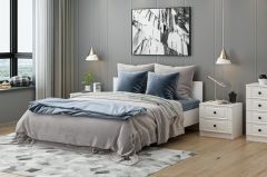İola Yıldız Yatak Odası Set 59 Beyaz Mebran