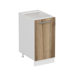 Minar Mutfak Alt Modül 1K1R 40Cm Dolap Beyaz/Dore - D1