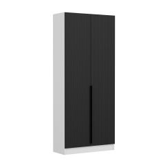 Minar Kale 210 Cm 2 Kapaklı 2B Raf Portmanto Byz Mbr Çizgili Ant