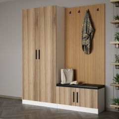 Minar Kale Dekor Panel 2 K 2B Raf Portmanto+Ayk Mind Byz Dore