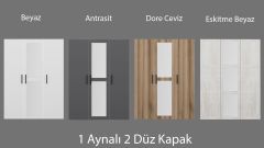 Kale 1 Aynalı + 2 Düz Kapak