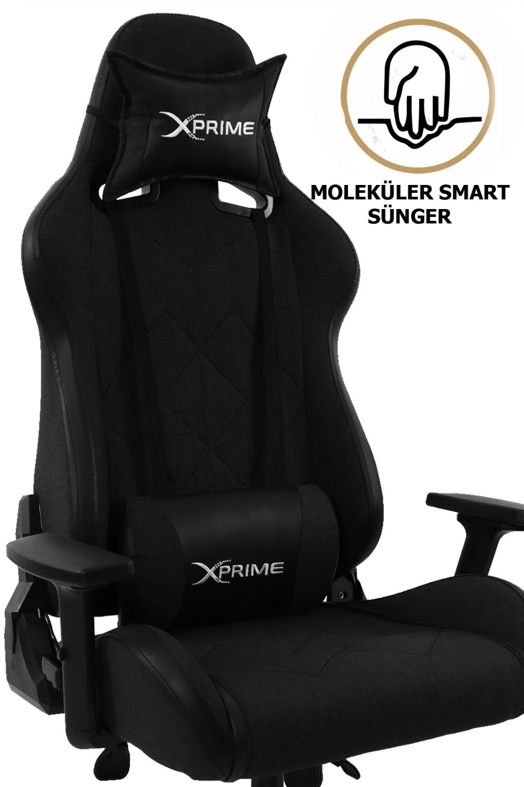 XPrime Titan Kumaş Oyuncu Koltuğu Siyah