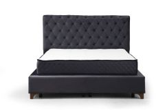 Deluxe Baza+Başlık+Sonata Yatak Antrasit