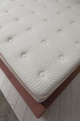 Deluxe Baza+Başlık+Yatak Gül Kurusu