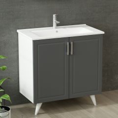 Minar Banyo Dolabı Alt 100Cm Ay2K+Etj Beyaz