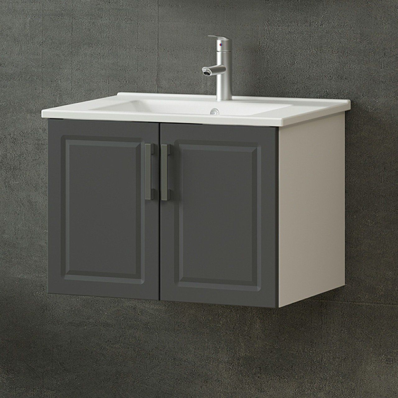 Minar Banyo Dolabı Alt 65Cm As2K+Etj Beyaz