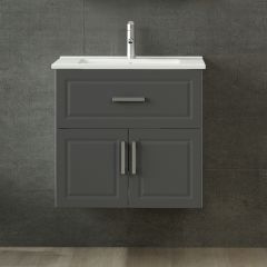 Minar Banyo Dolabı Alt 65Cm As2K1Ç+Etj Beyaz