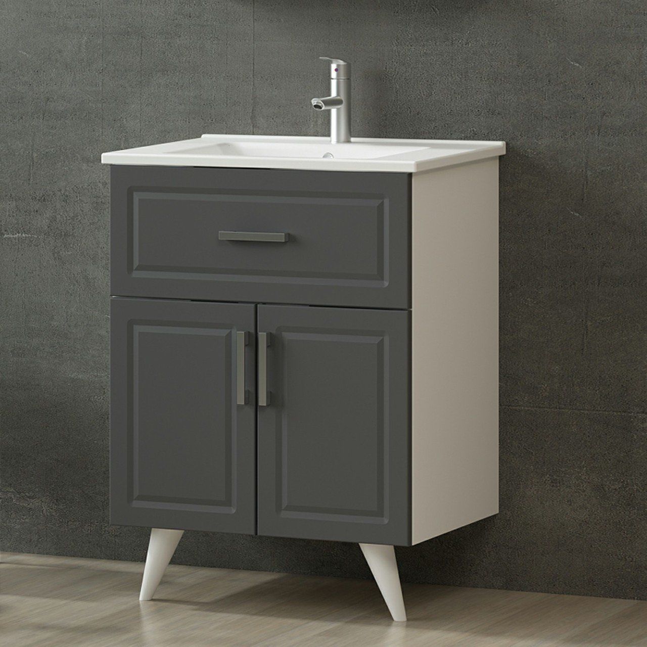 Minar Banyo Dolabı Alt 65Cm Ay2K1Ç+Etj Beyaz