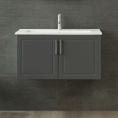 Minar Banyo Dolabı Alt 85Cm As2K+Etj Beyaz