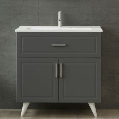 Minar Banyo Dolabı Alt 85Cm Ay2K1Ç+Etj Beyaz