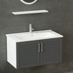 Minar Banyo Dolabı 100Cm As2K+1Ea1R+Etj Beyaz
