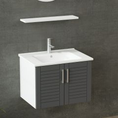 Minar Banyo Dolabı 65Cm As2K+1Ya1R+Etj Beyaz