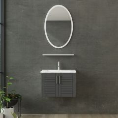 Minar Banyo Dolabı 65Cm As2K+1Ea1R+Etj Beyaz