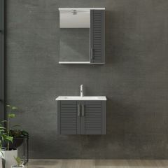 Minar Banyo Dolabı 65Cm As2K+1K1A+Etj Beyaz