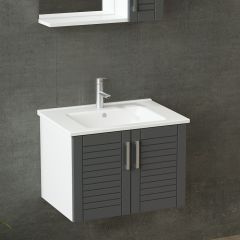 Minar Banyo Dolabı 65Cm As2K+1K1A+Etj Beyaz