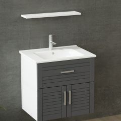 Minar Banyo Dolabı 65Cm As2K1Ç+1Ya1R+Etj Beyaz