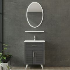 Minar Banyo Dolabı 65Cm Ay2K1Ç+1Ea1R+Etj Beyaz