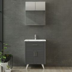 Minar Banyo Dolabı 65Cm Ay2K1Ç+2K2A+Etj Beyaz