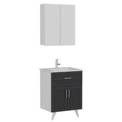 Minar Banyo Dolabı 65Cm Ay2K1Ç+2K2A+Etj Beyaz