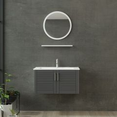 Minar Banyo Dolabı 85Cm As2K+1Ya1R+Etj Beyaz