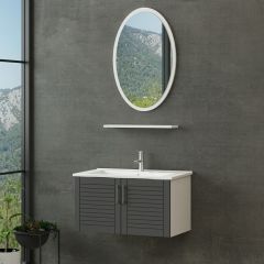 Minar Banyo Dolabı 85Cm As2K+1Ea1R+Etj Beyaz