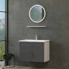 Minar Banyo Dolabı 85Cm As2K1Ç+1Ya1R+Etj Beyaz